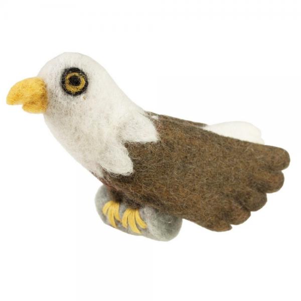 Bald Eagle Woolie Ornament